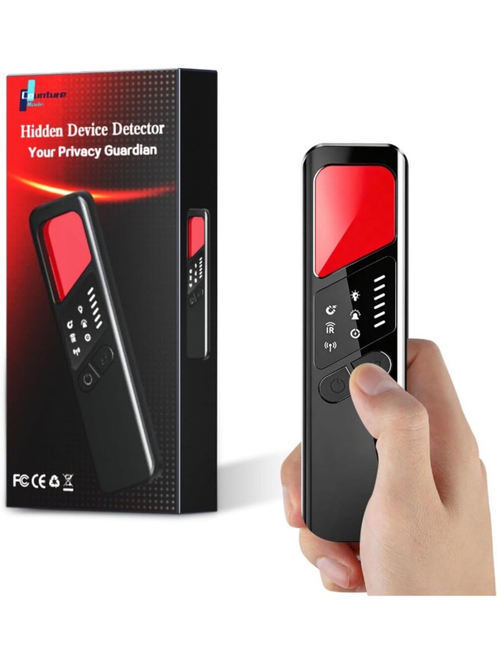 7-in-1 Hidden Camera & Bug Detector, RF & GPS Tracker Finder for Travel & Home